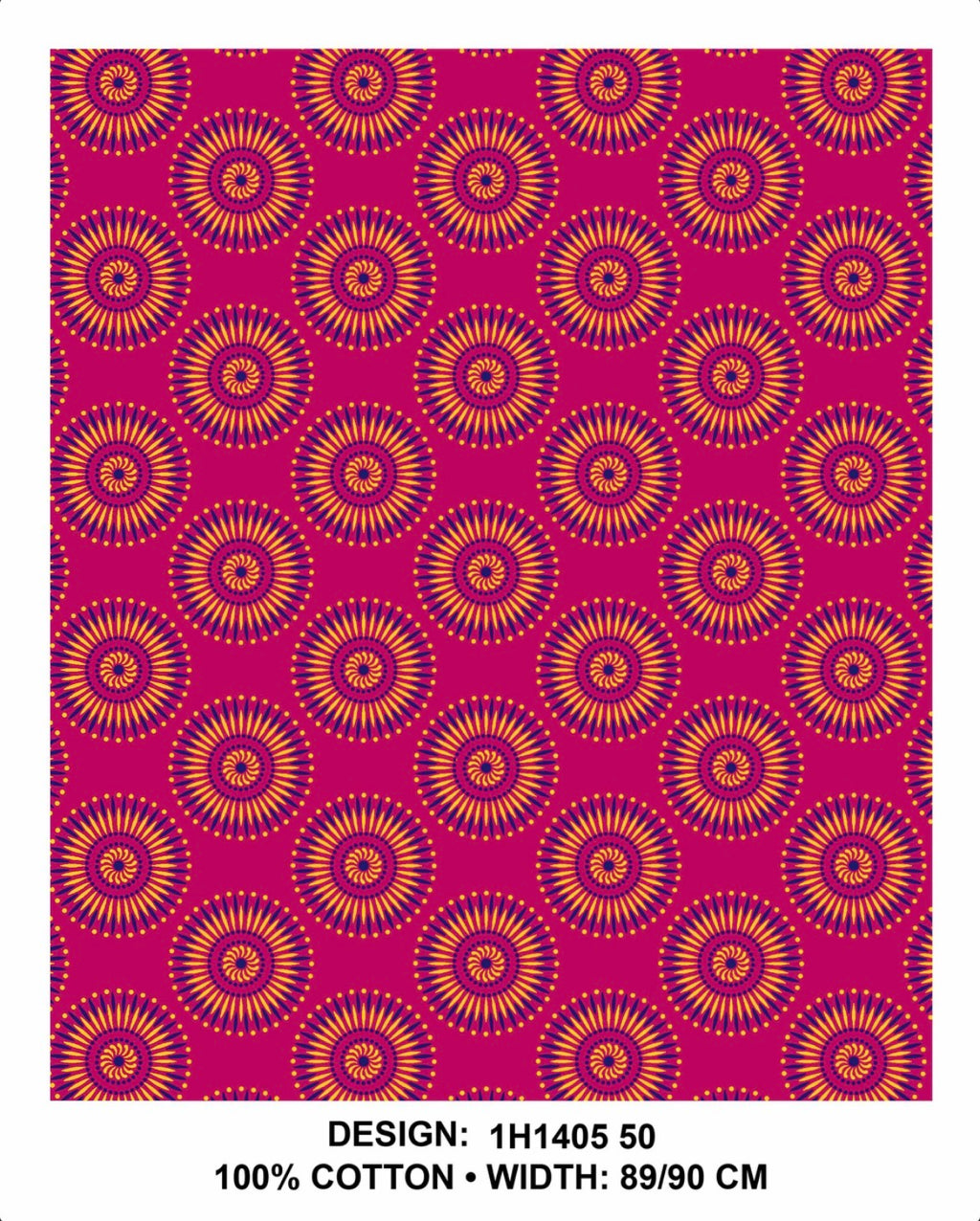 Pink shweshwe fabric