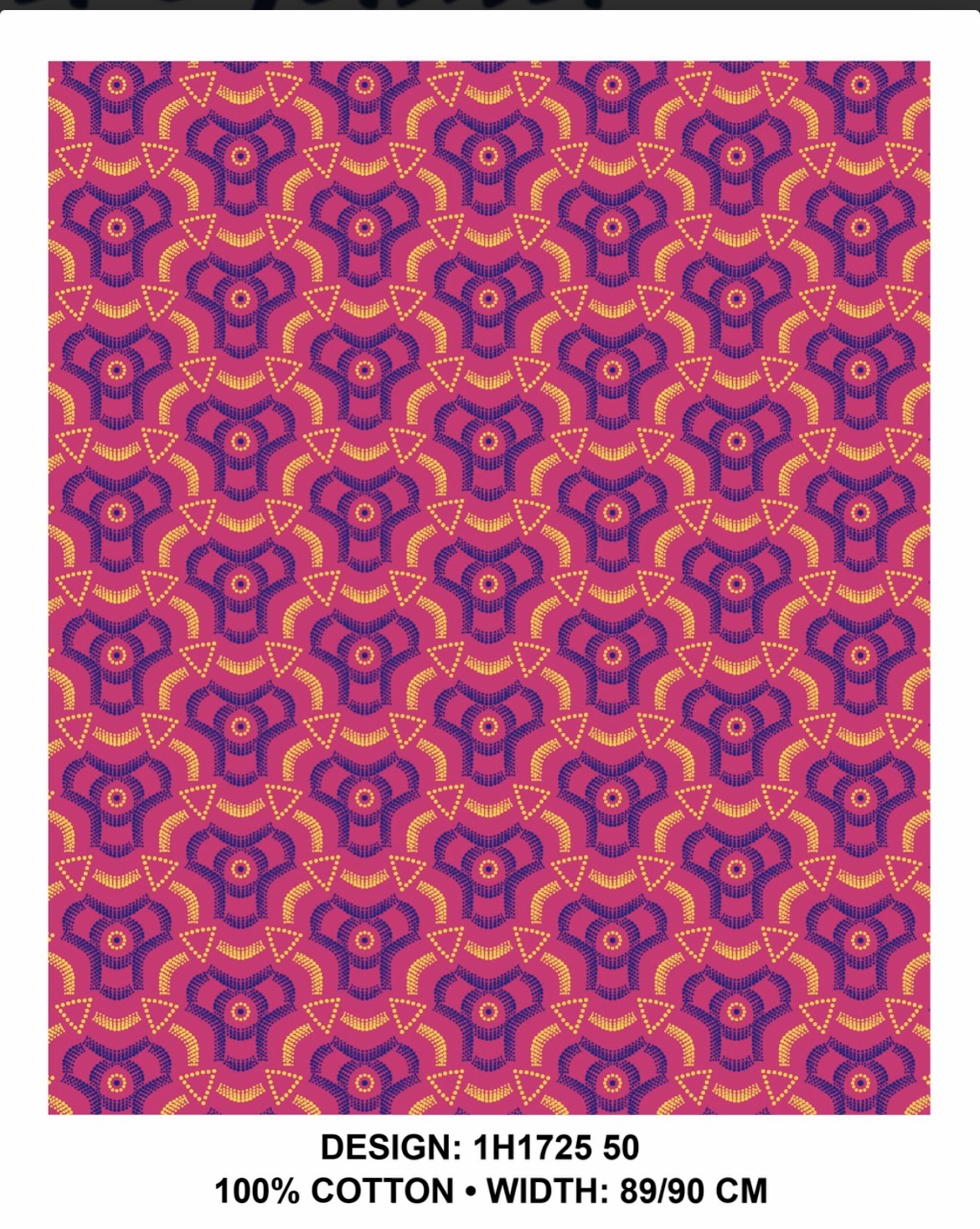 Pink shweshwe fabric
