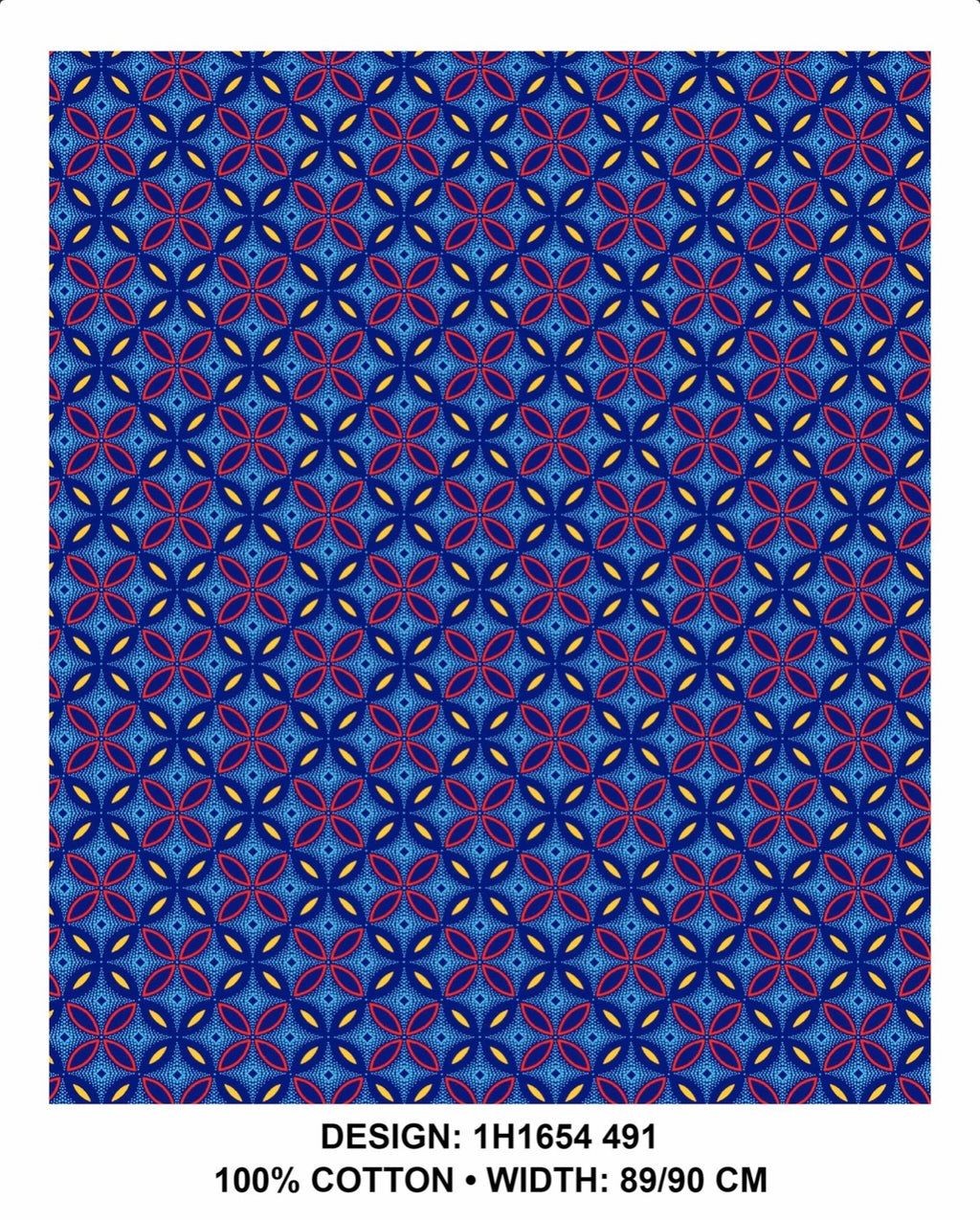 Royal Blue shweshwe