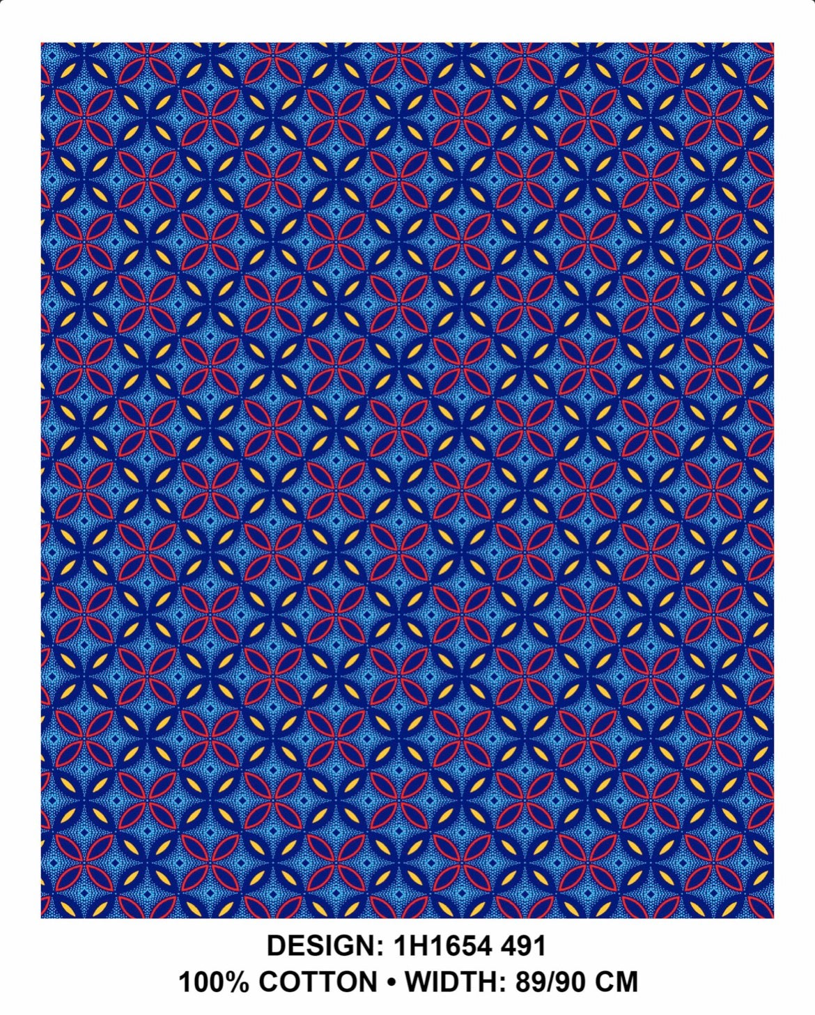 Royal Blue shweshwe