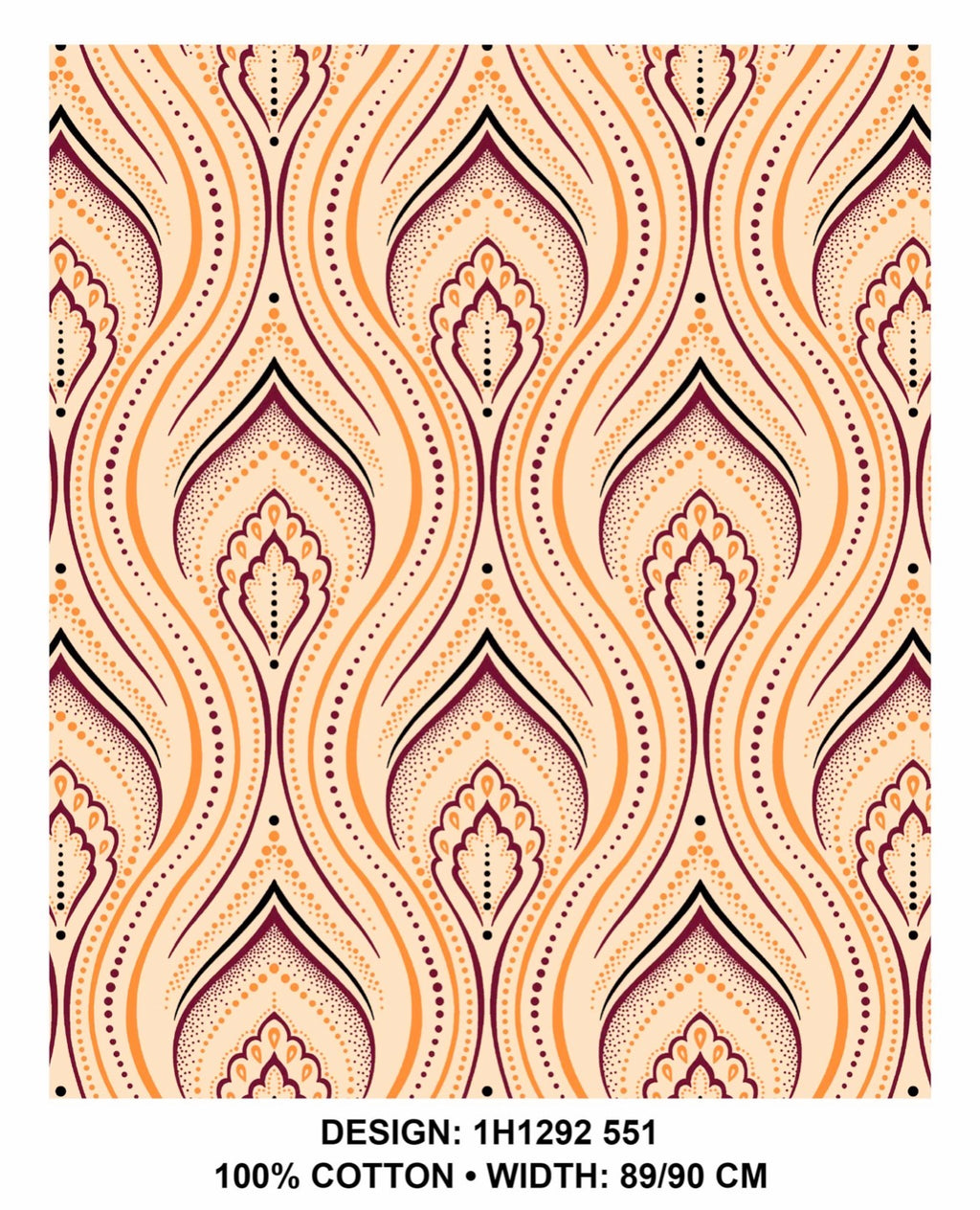 Cream shweshwe Fabric