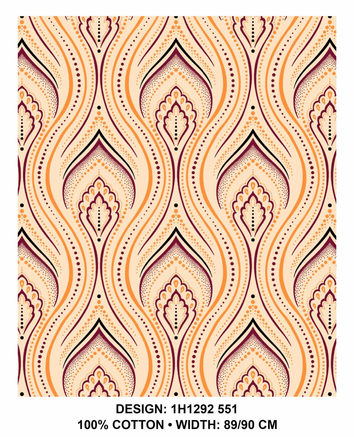 Cream shweshwe Fabric