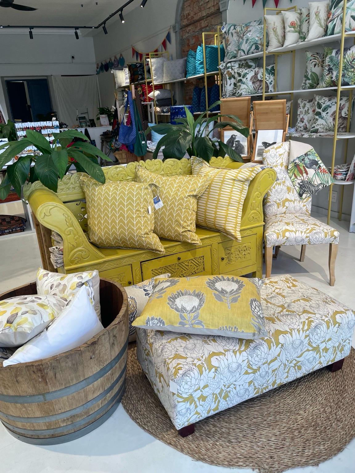 Cushion cover - Mustard Range