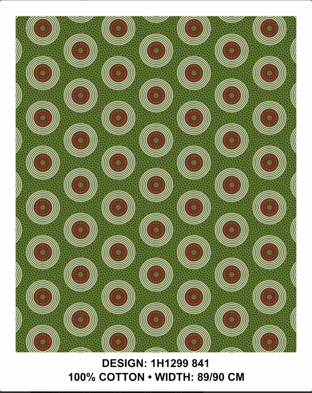 Olive shweshwe fabric
