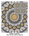 Grey shweshwe fabric