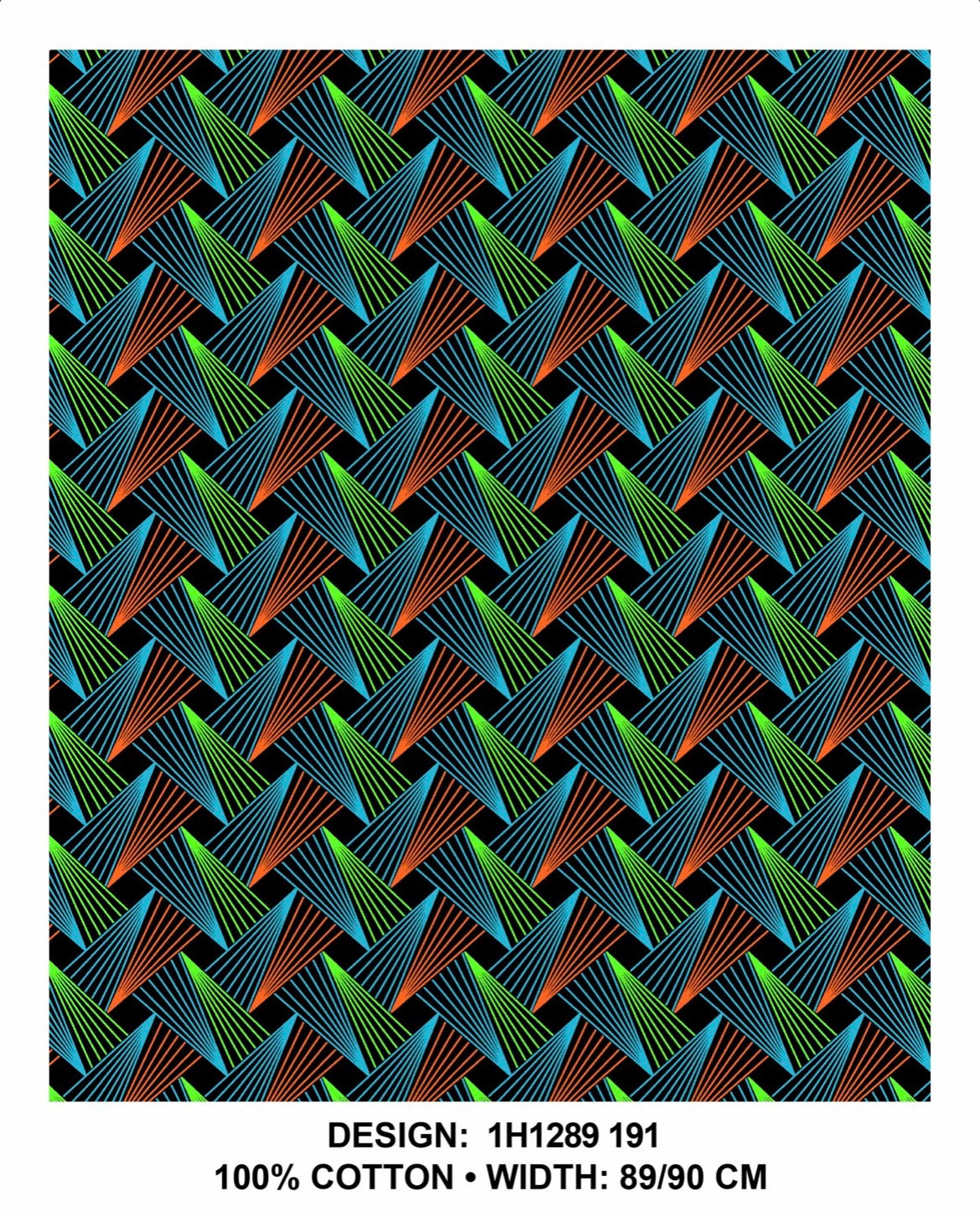 Green black Shweshwe fabric