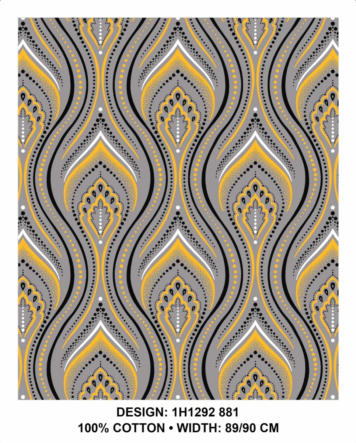 Grey shweshwe fabric