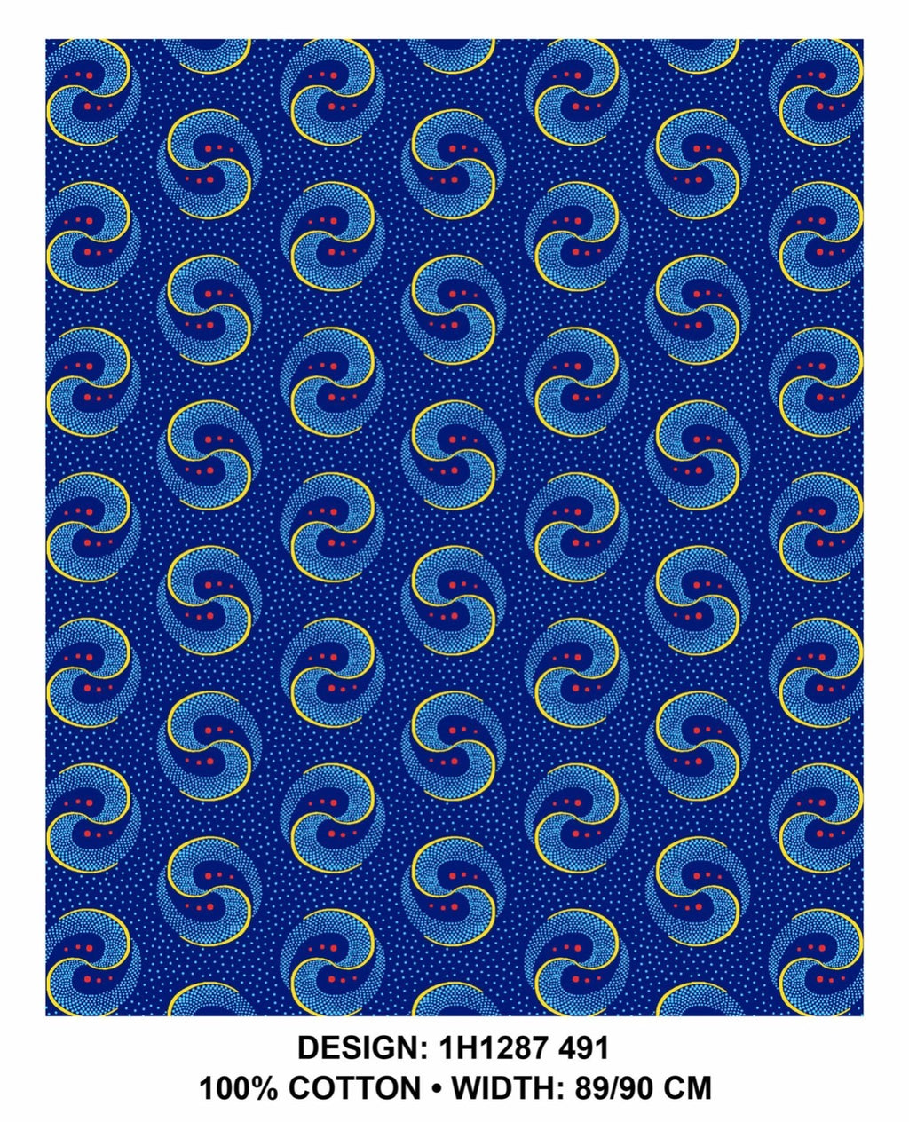 Royal Blue shweshwe