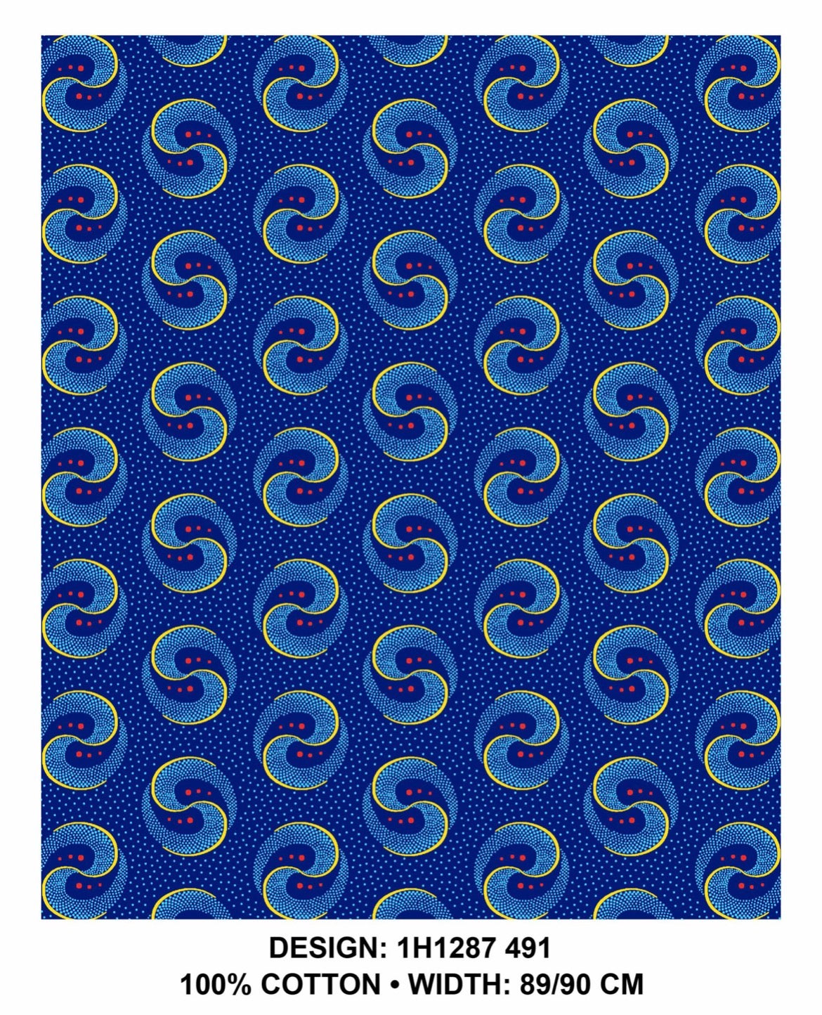 Royal Blue shweshwe