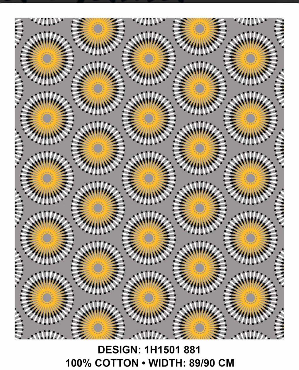 Grey shweshwe fabric