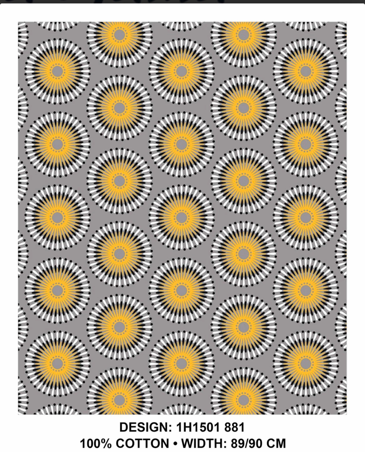 Grey shweshwe fabric