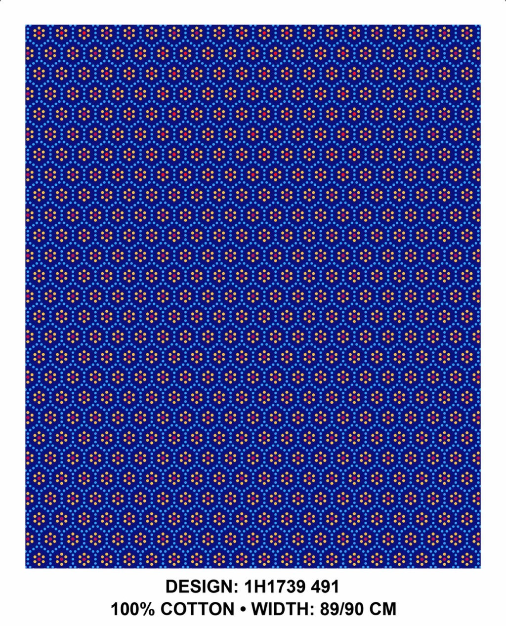 Royal Blue shweshwe