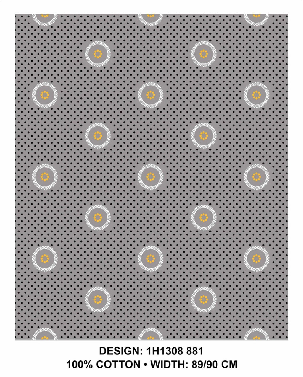 Grey shweshwe fabric