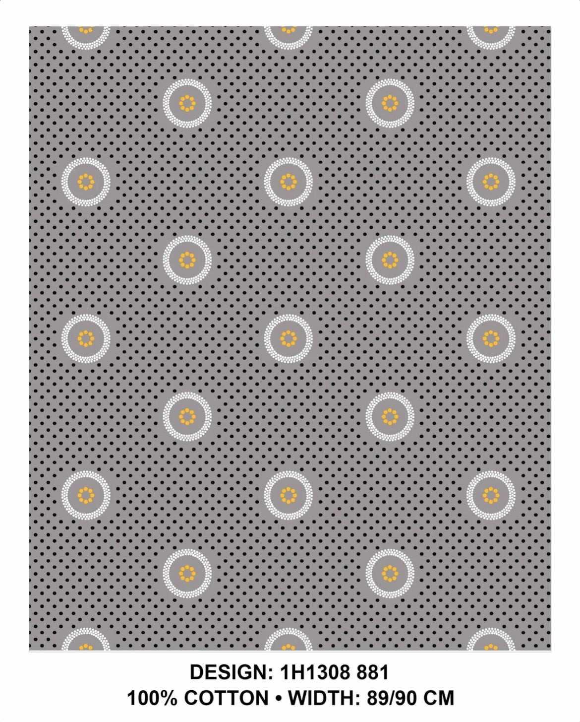 Grey shweshwe fabric