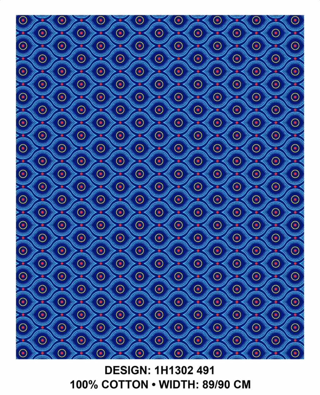 Royal Blue shweshwe