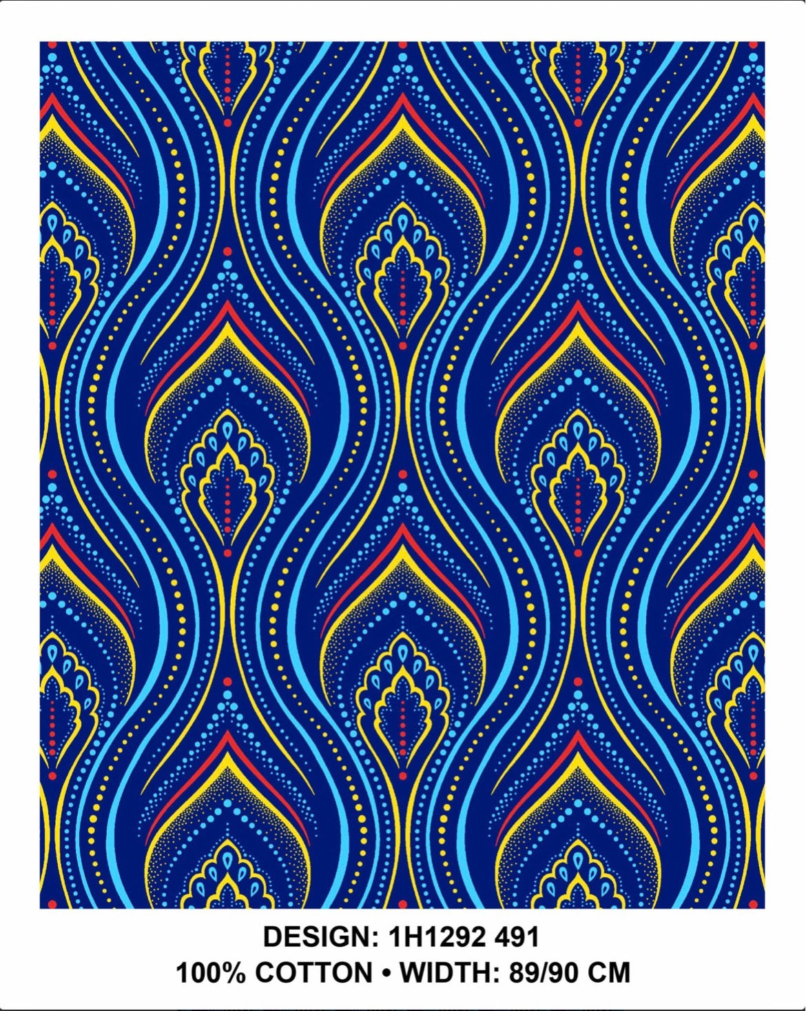 Royal Blue shweshwe
