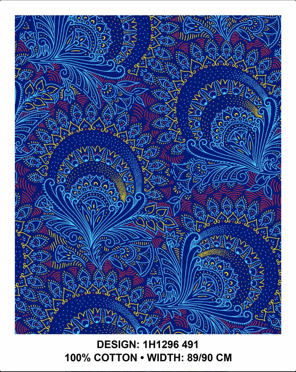 Royal Blue shweshwe