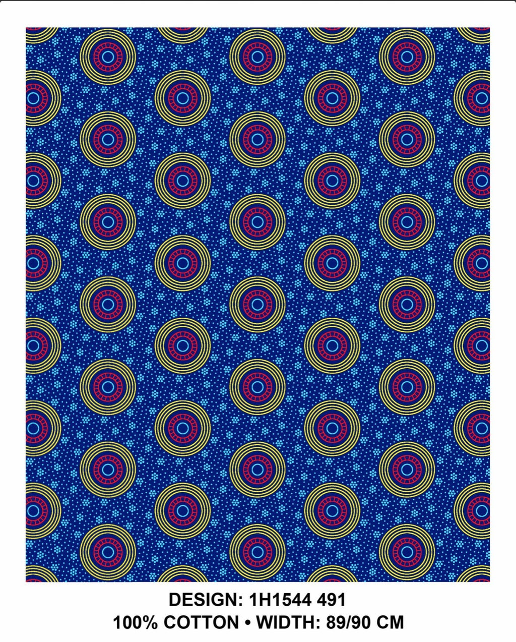 Royal Blue shweshwe