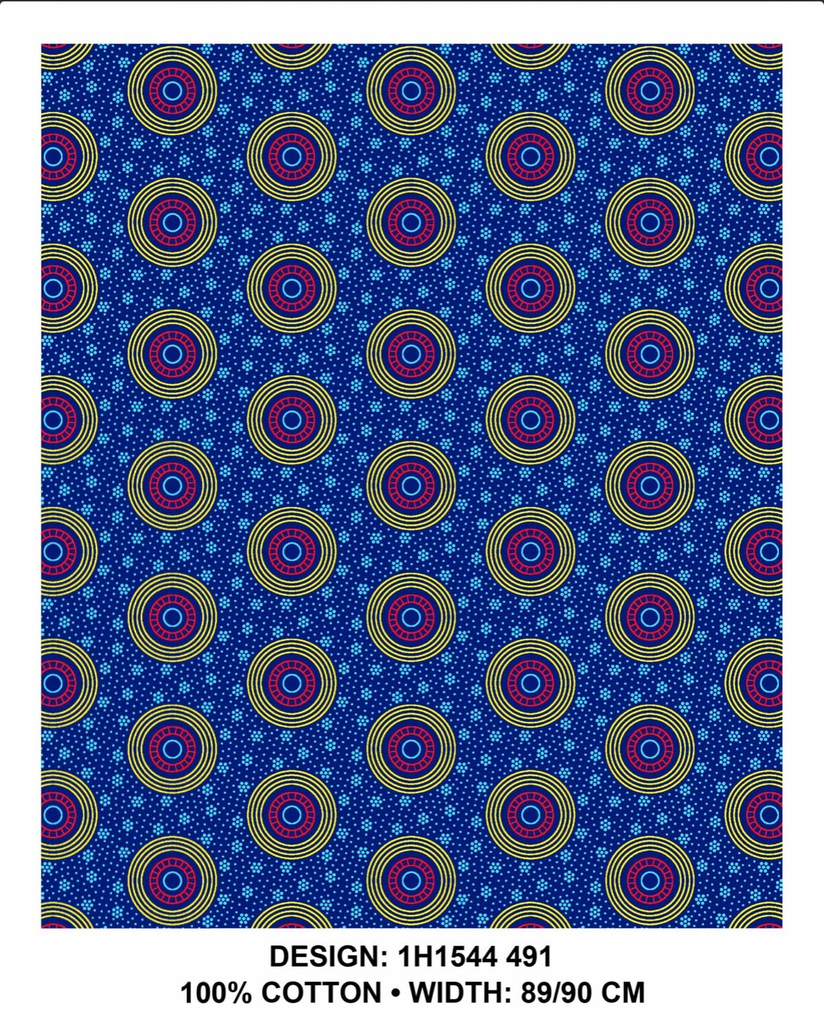 Royal Blue shweshwe