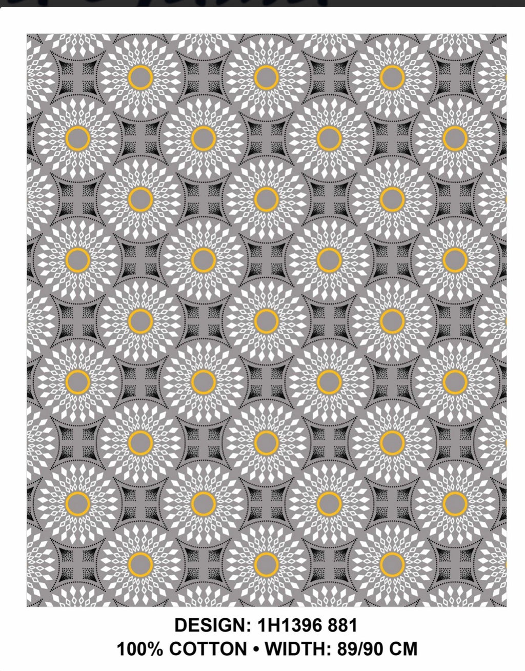 Grey shweshwe fabric