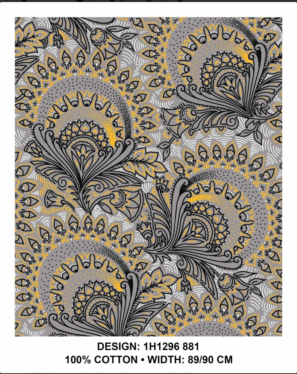 Grey shweshwe fabric
