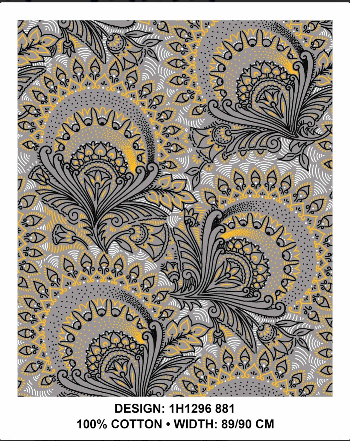 Grey shweshwe fabric
