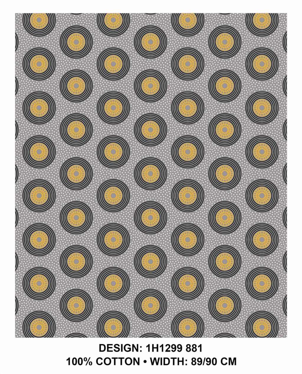 Grey shweshwe fabric