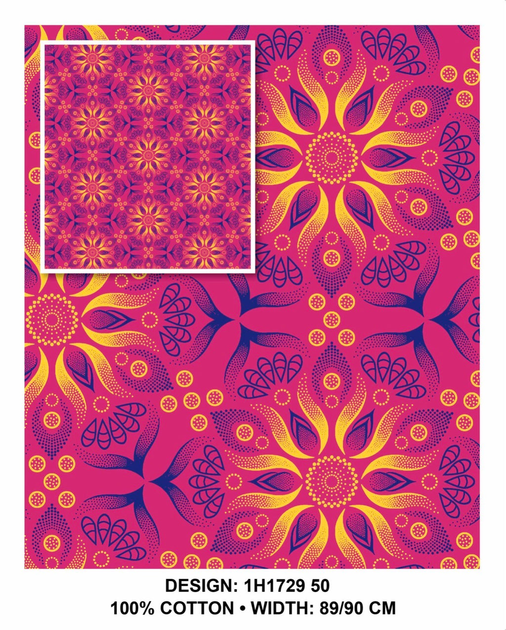 Pink shweshwe fabric