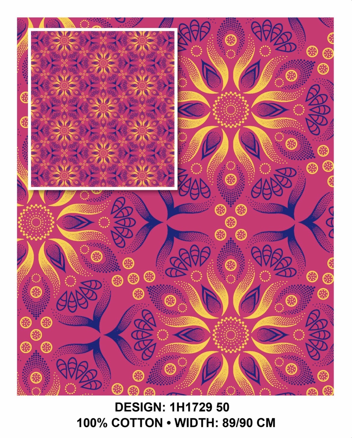 Pink shweshwe fabric