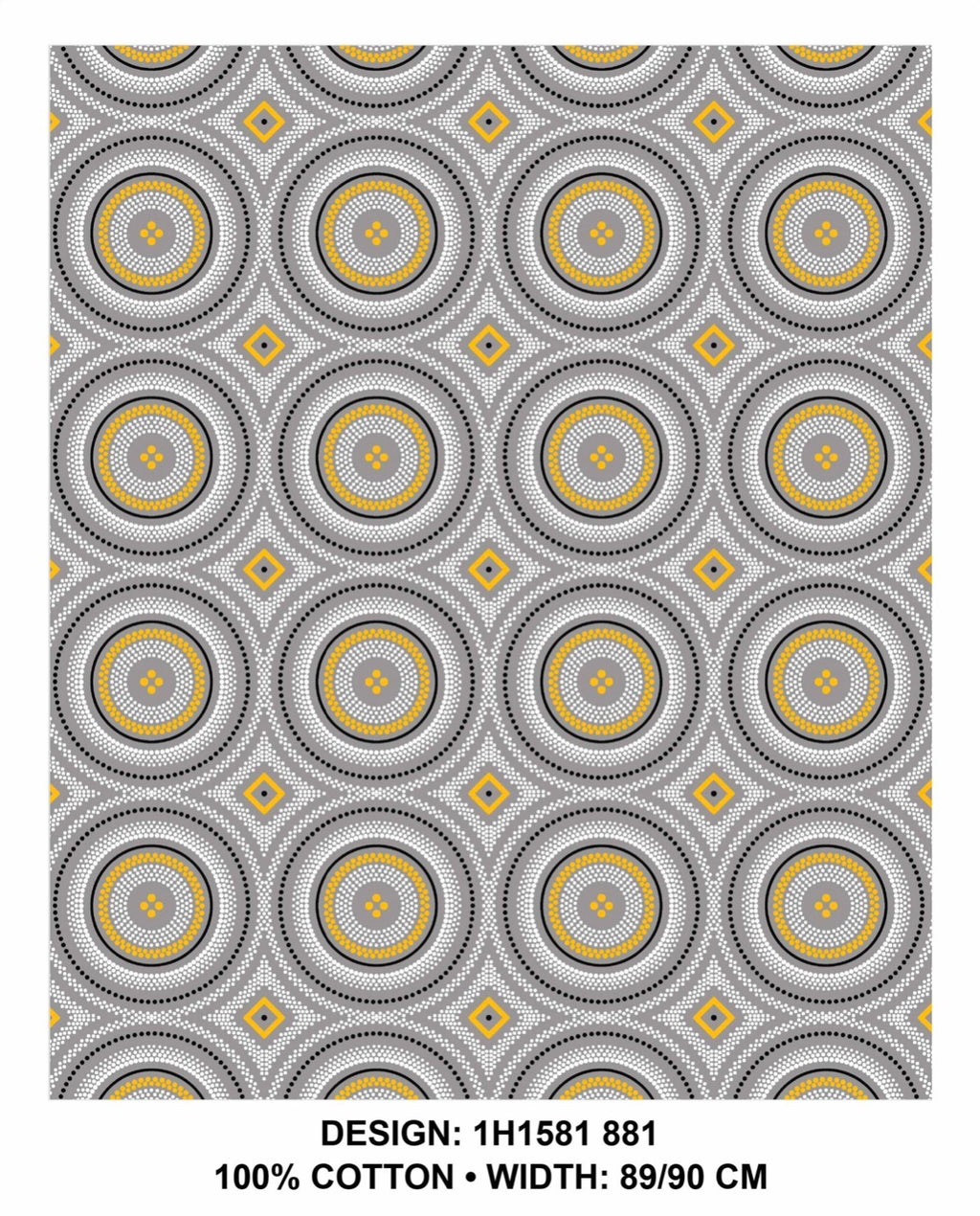 Grey shweshwe fabric