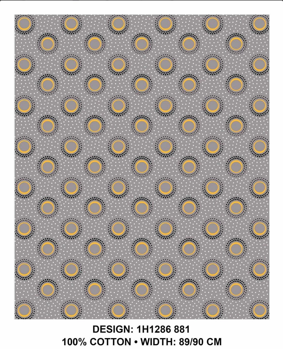 Grey shweshwe fabric
