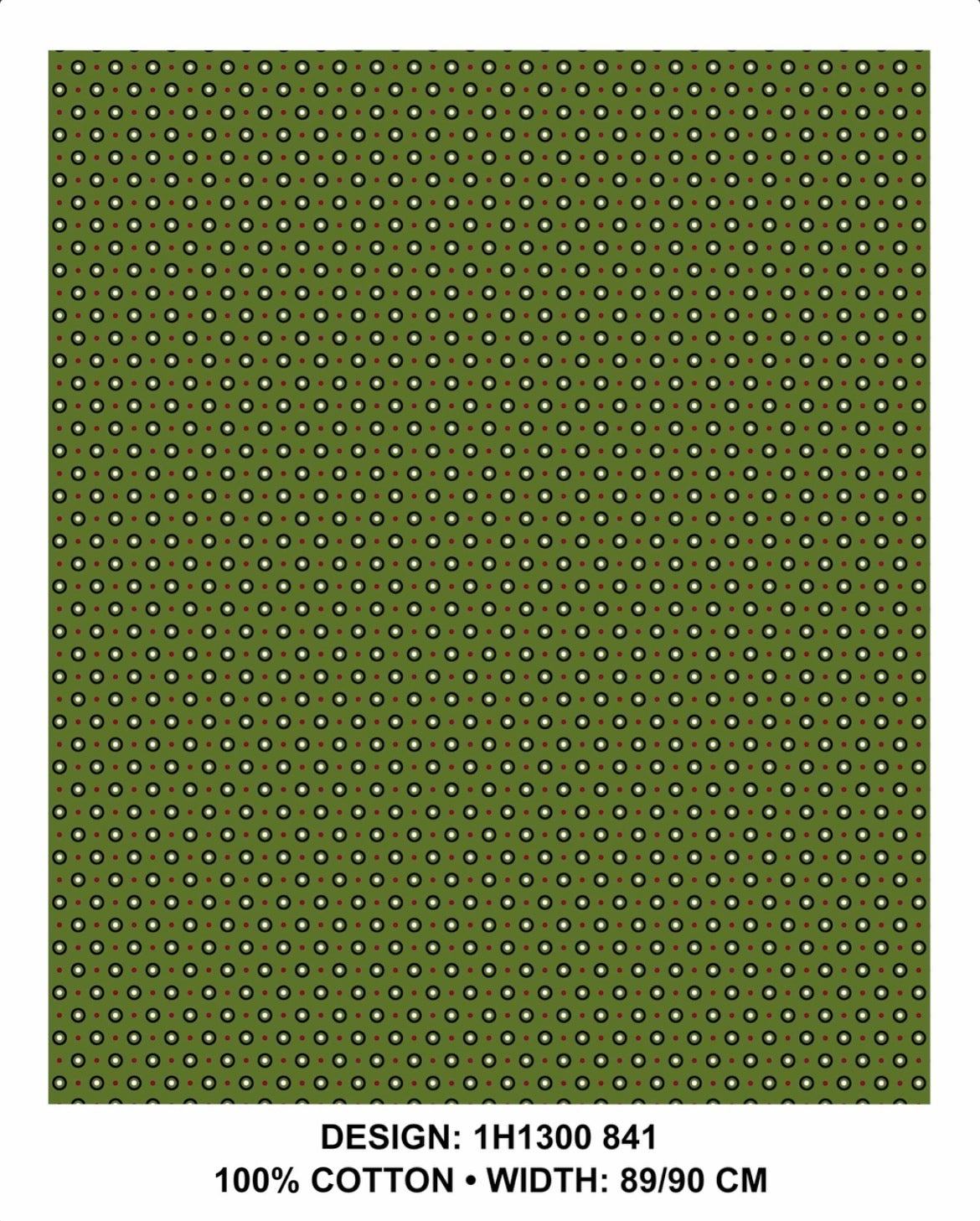 Olive shweshwe fabric