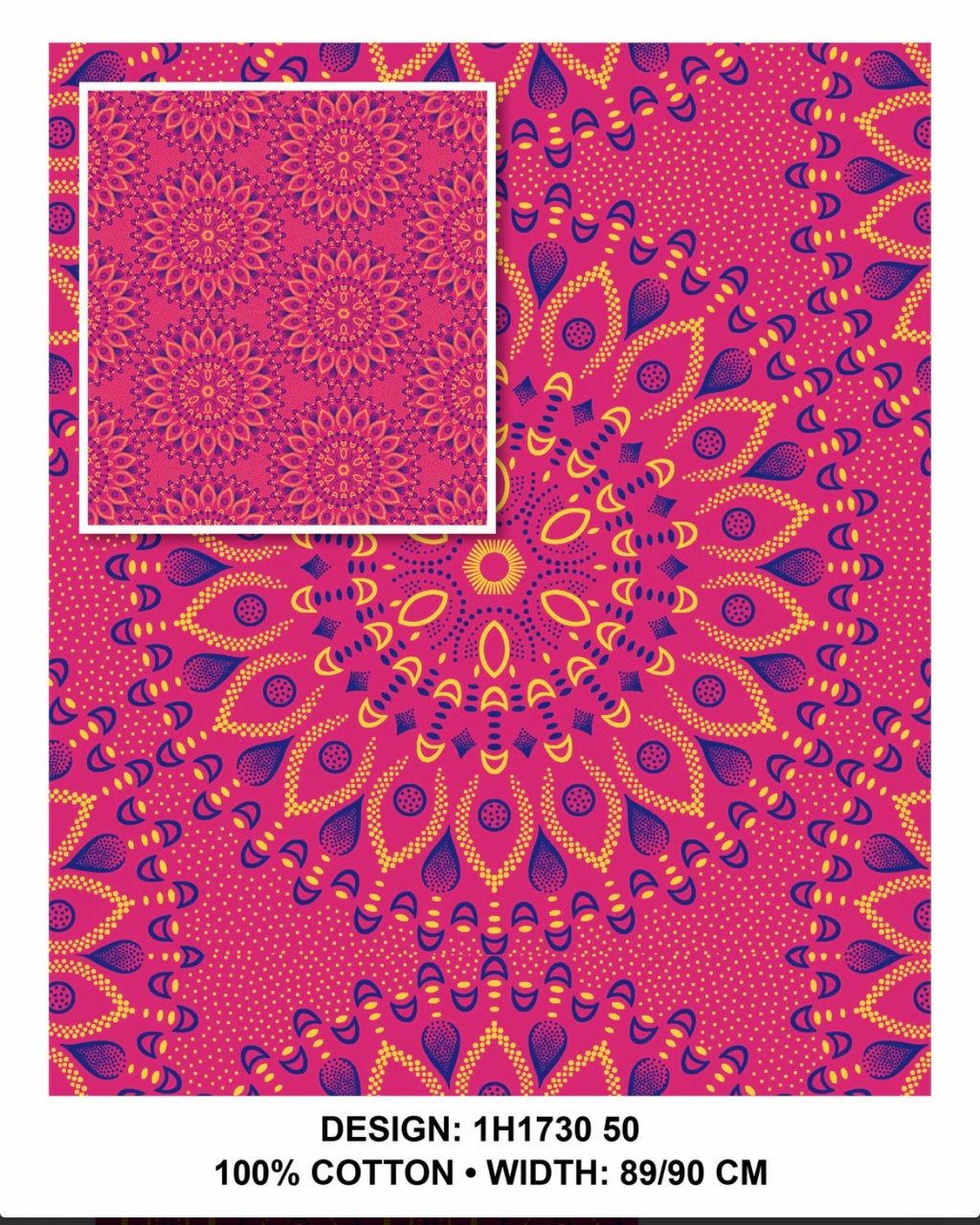 Pink shweshwe fabric