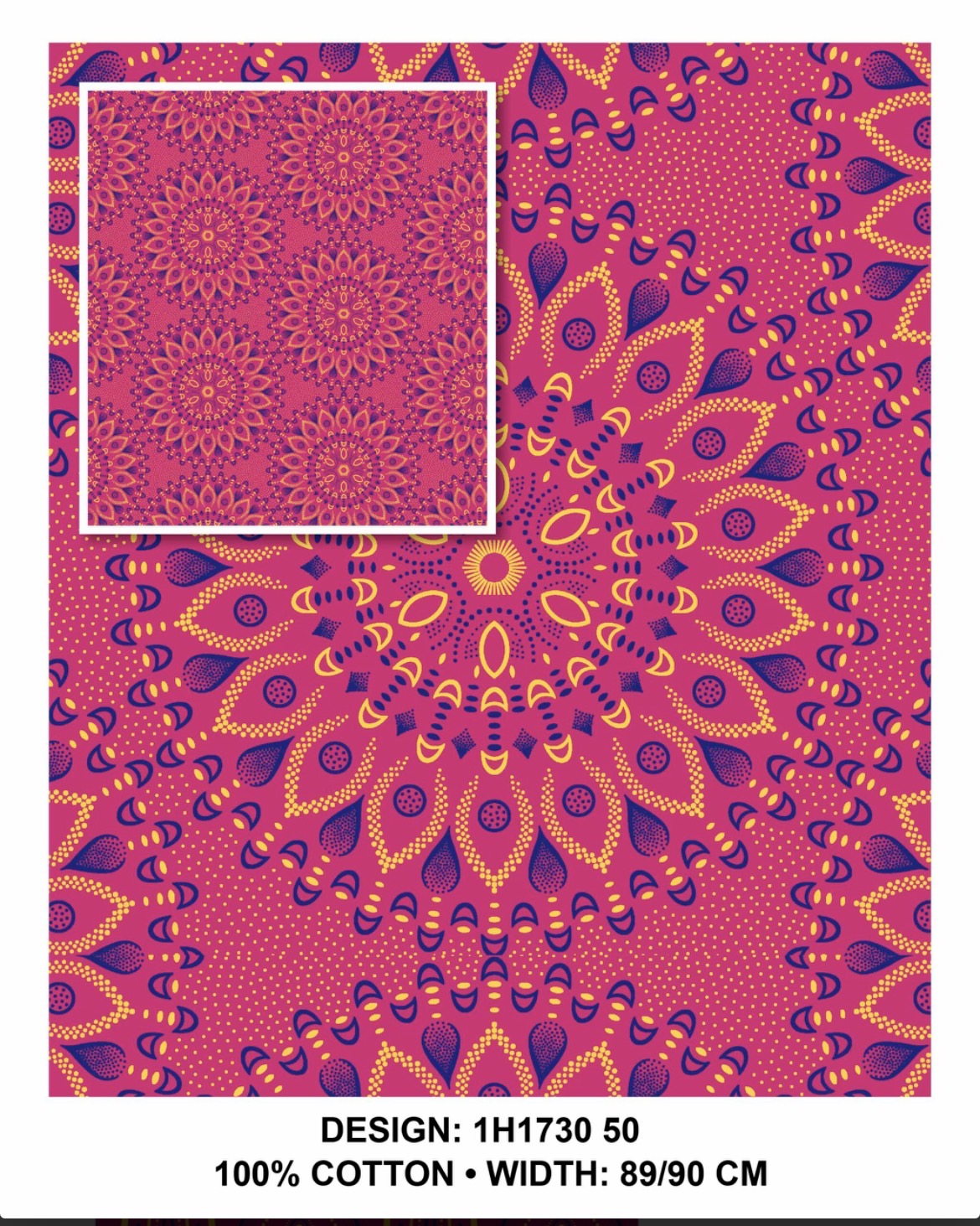 Pink shweshwe fabric