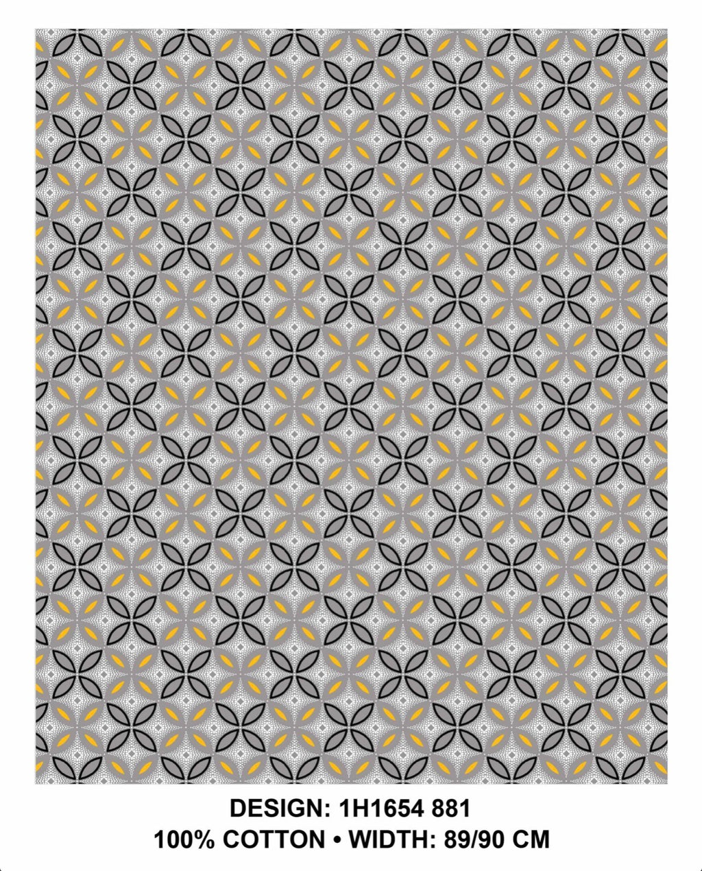 Grey shweshwe fabric