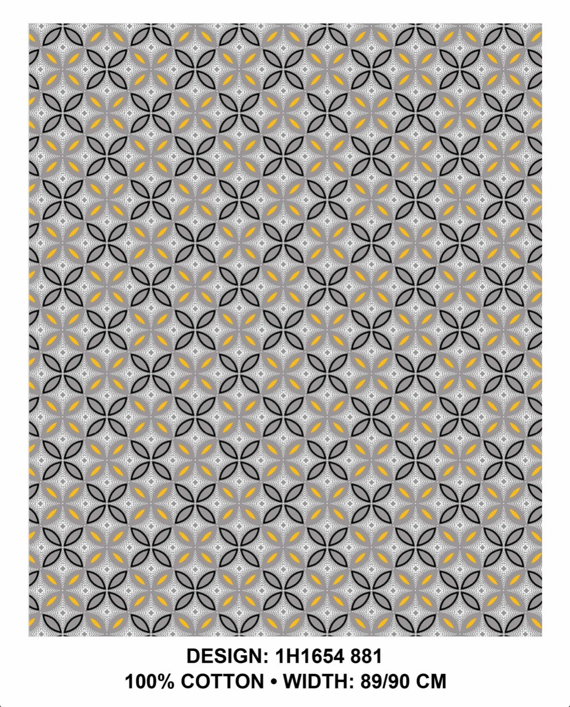 Grey shweshwe fabric