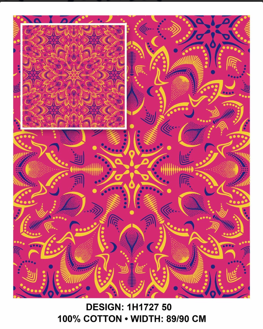 Pink shweshwe fabric