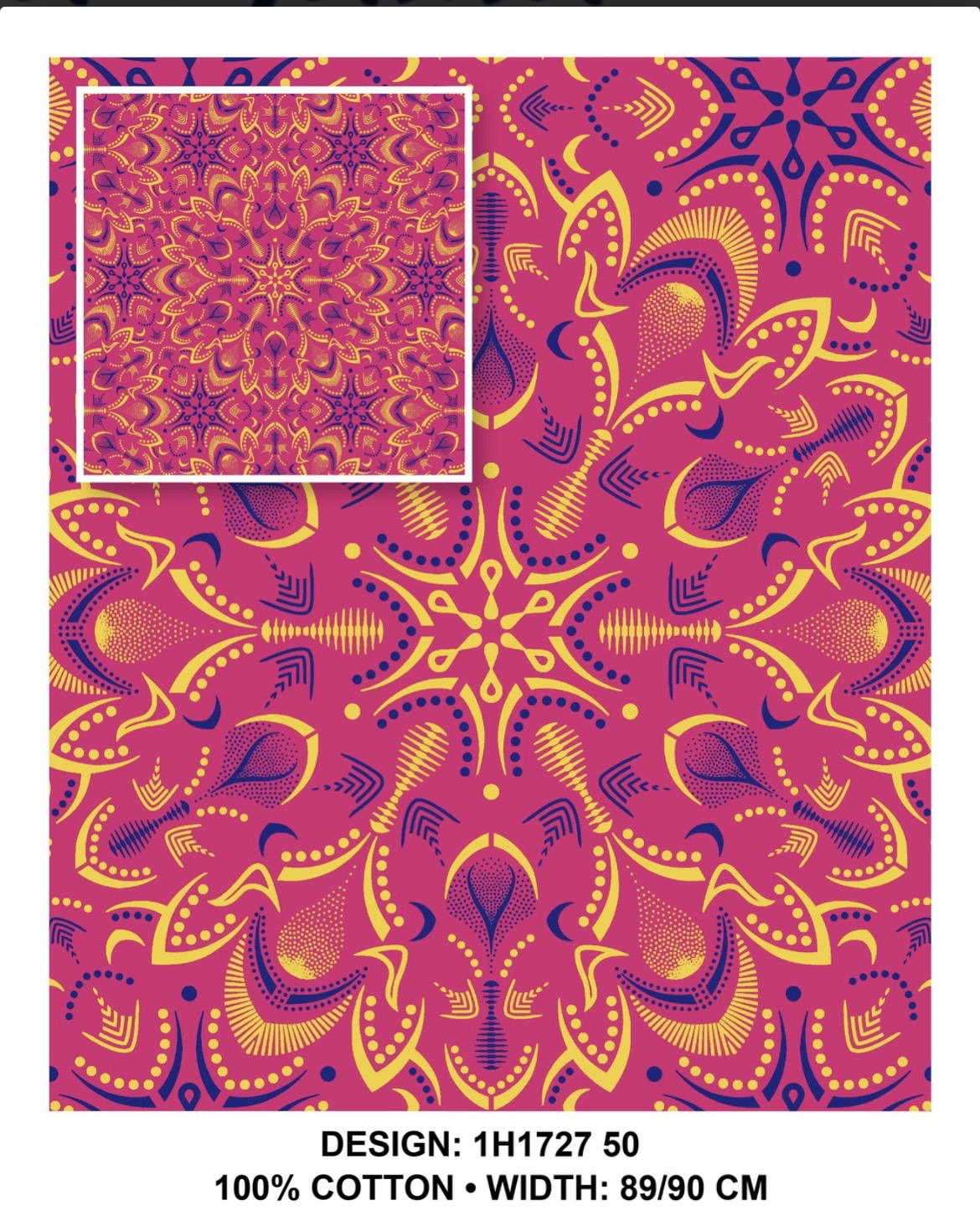 Pink shweshwe fabric