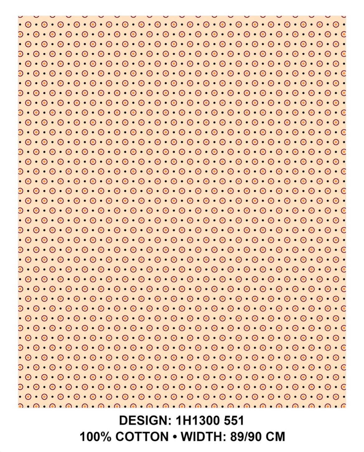 Cream shweshwe Fabric