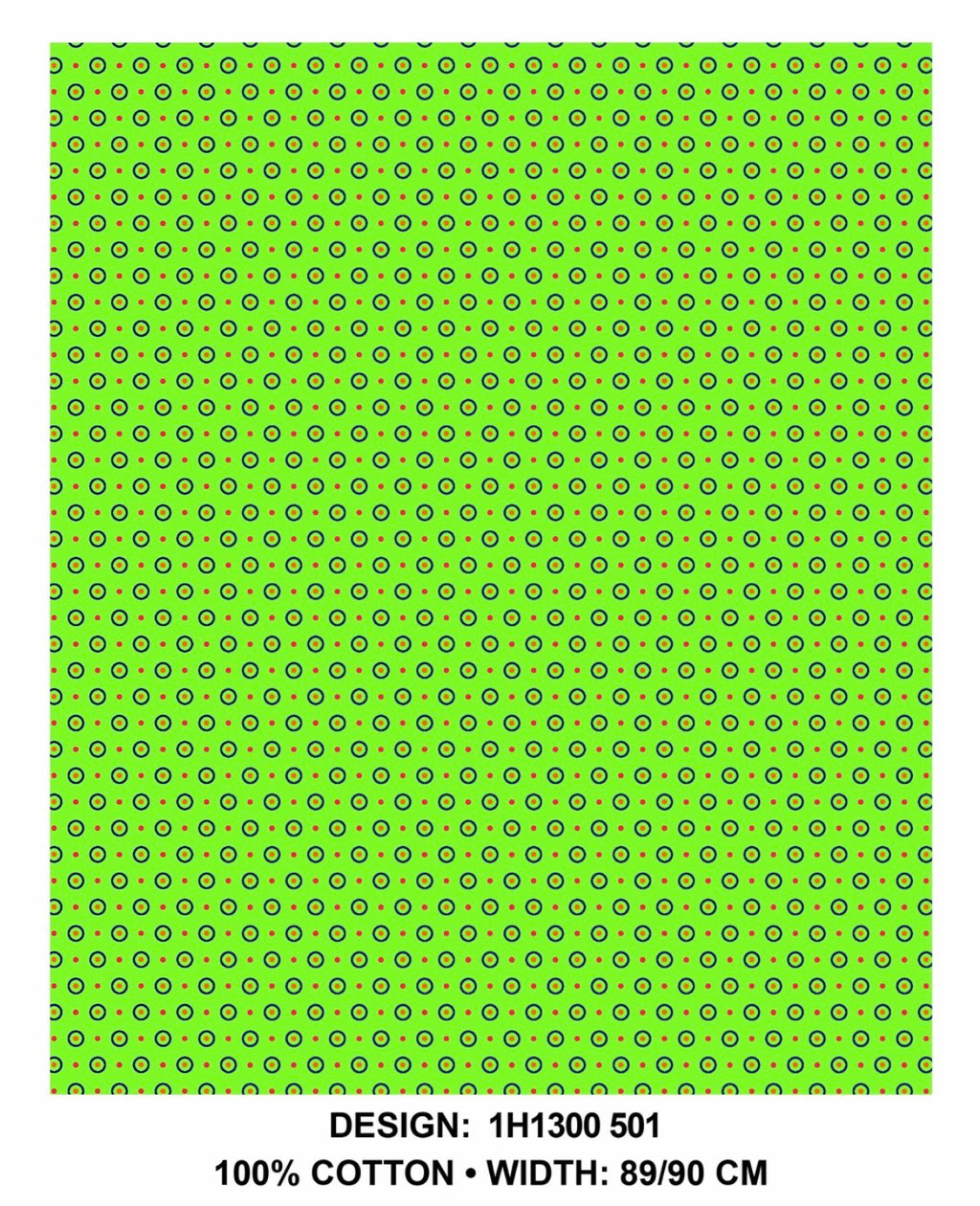 Lime Shweshwe fabric
