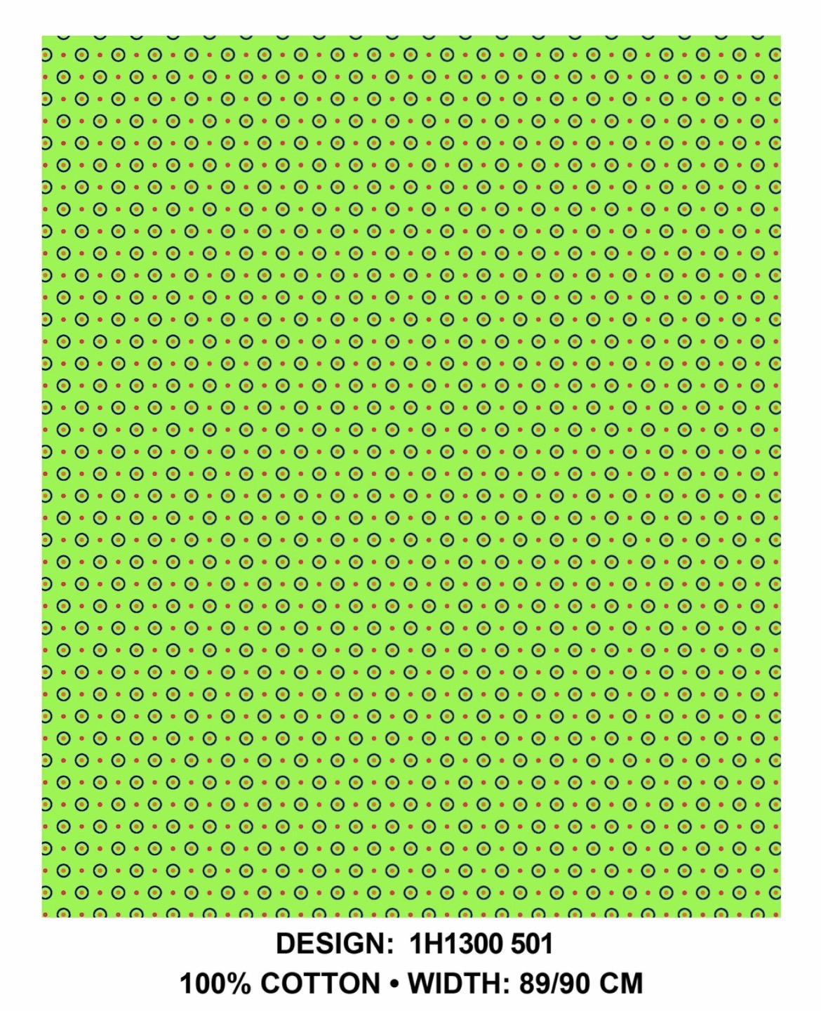 Lime Shweshwe fabric
