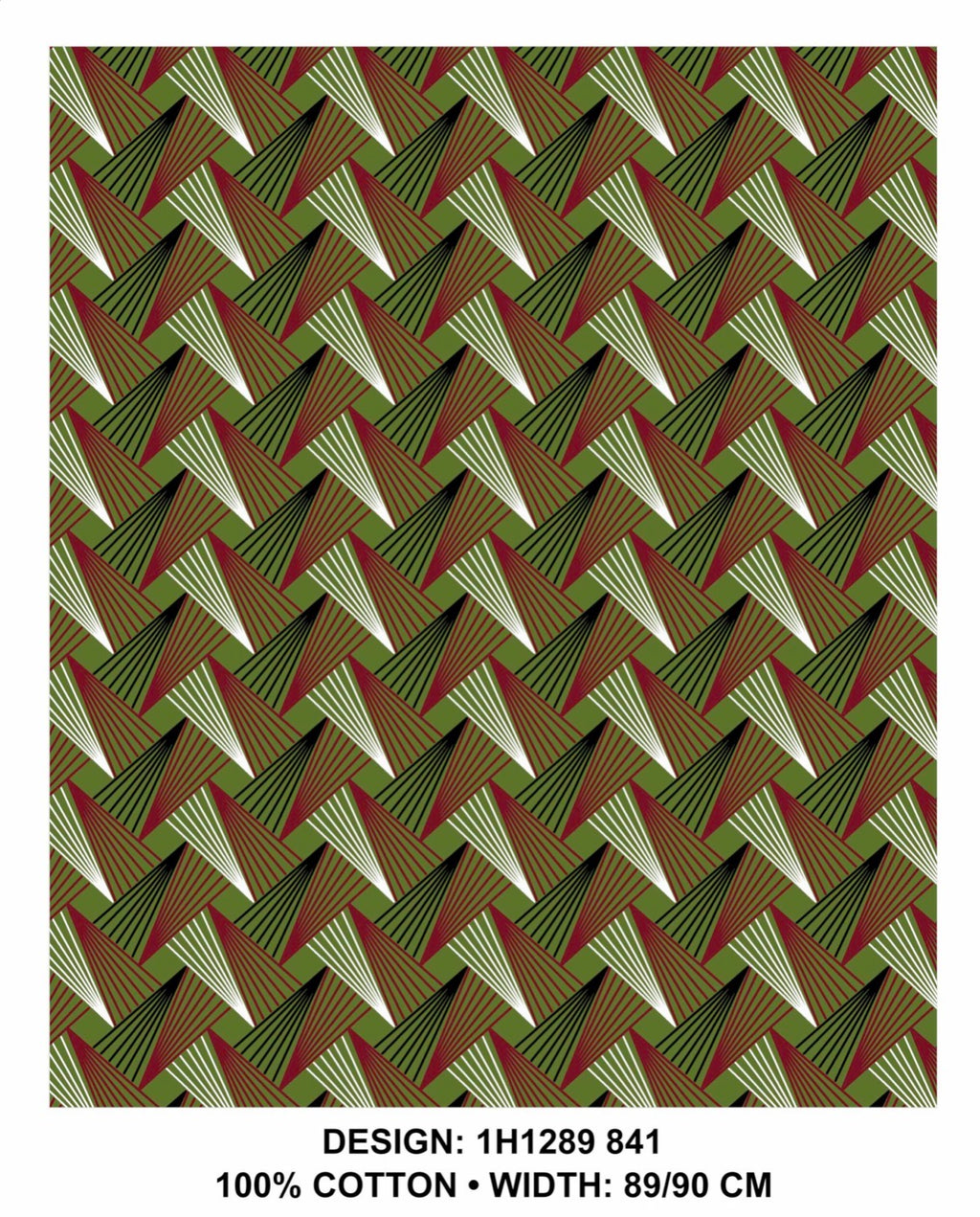 Olive shweshwe fabric
