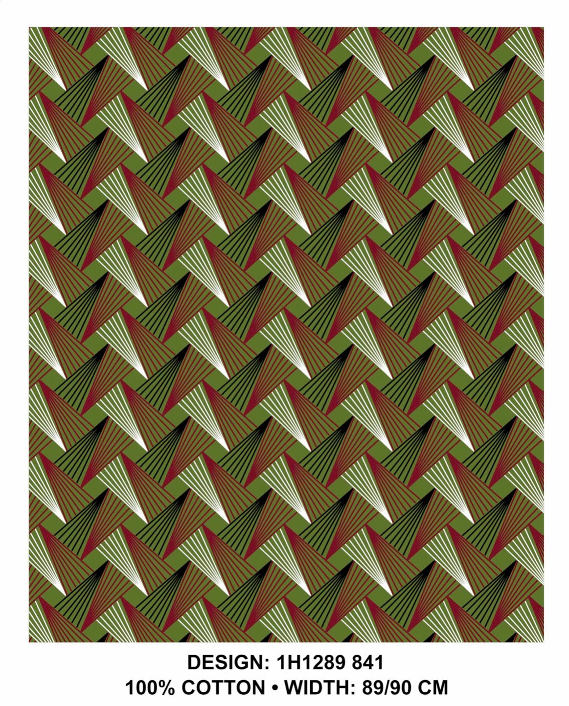 Olive shweshwe fabric
