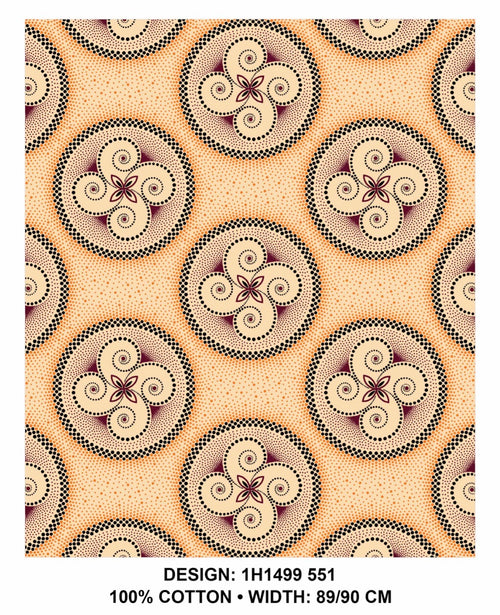 Cream shweshwe Fabric
