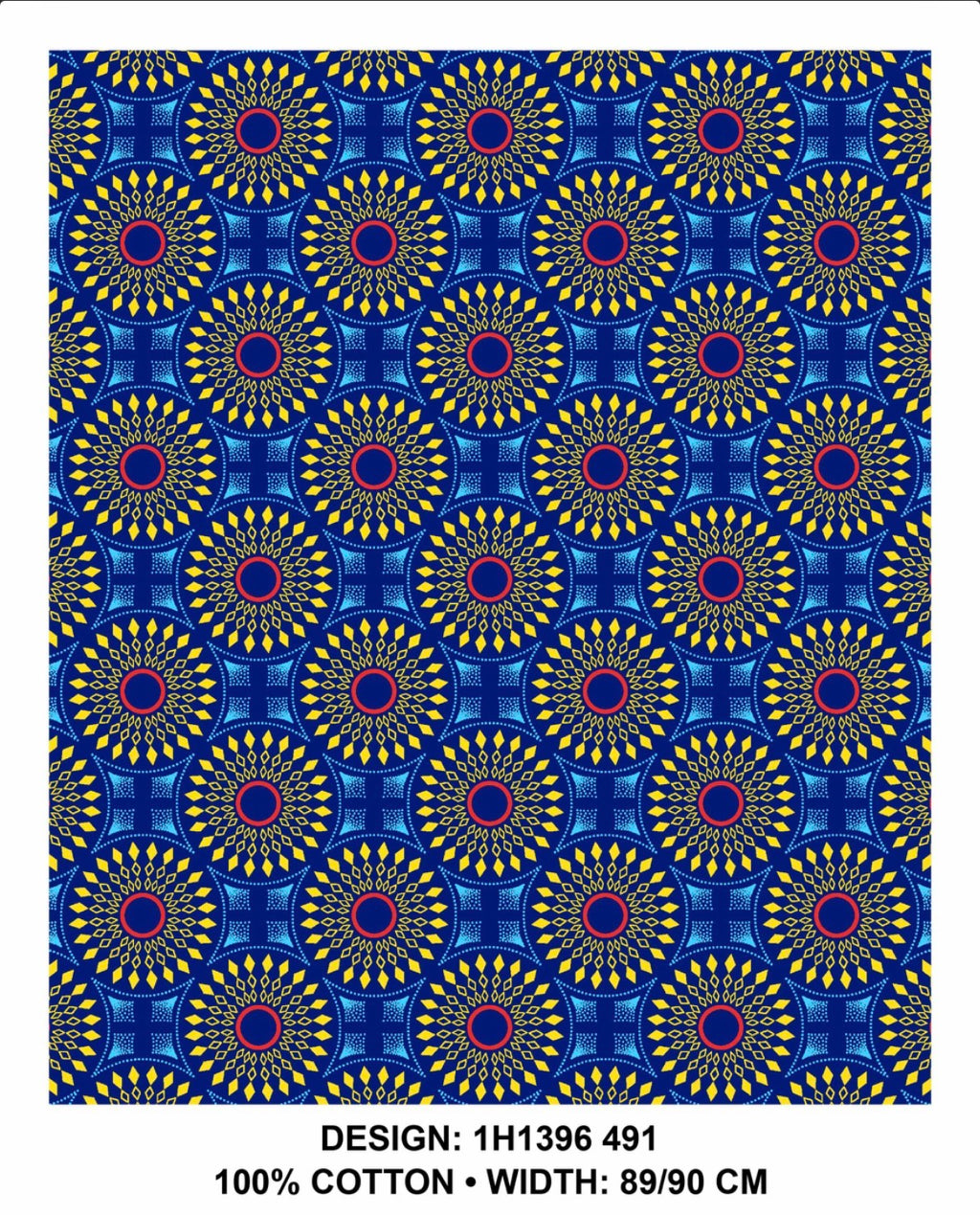 Royal Blue shweshwe