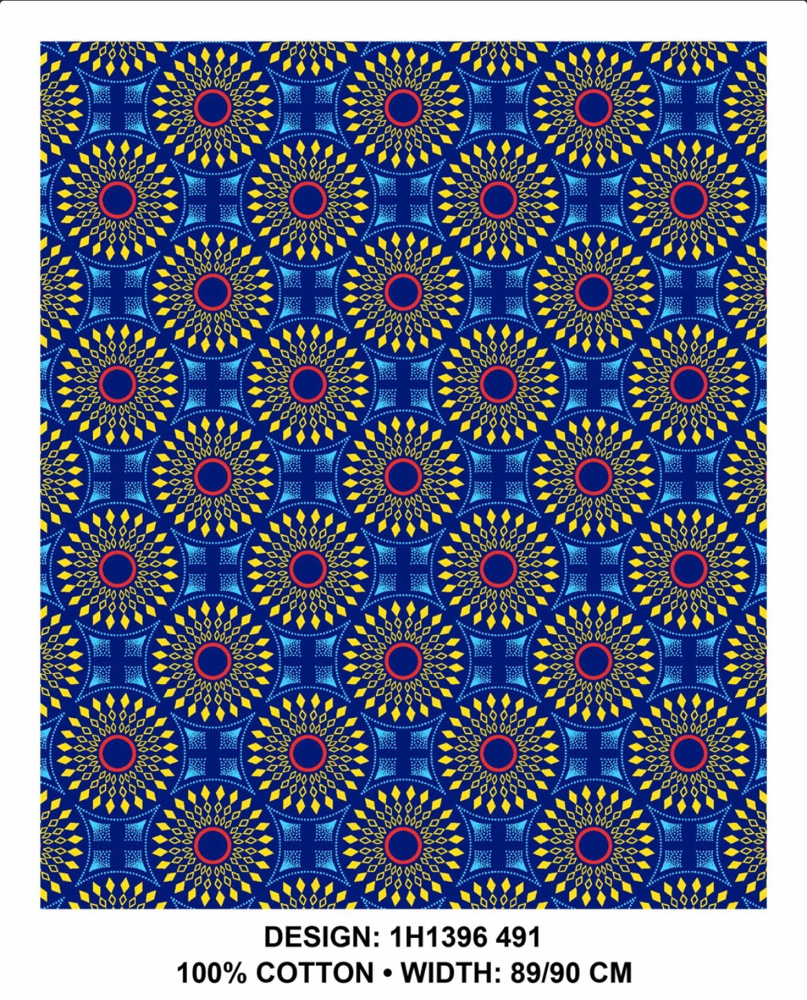 Royal Blue shweshwe