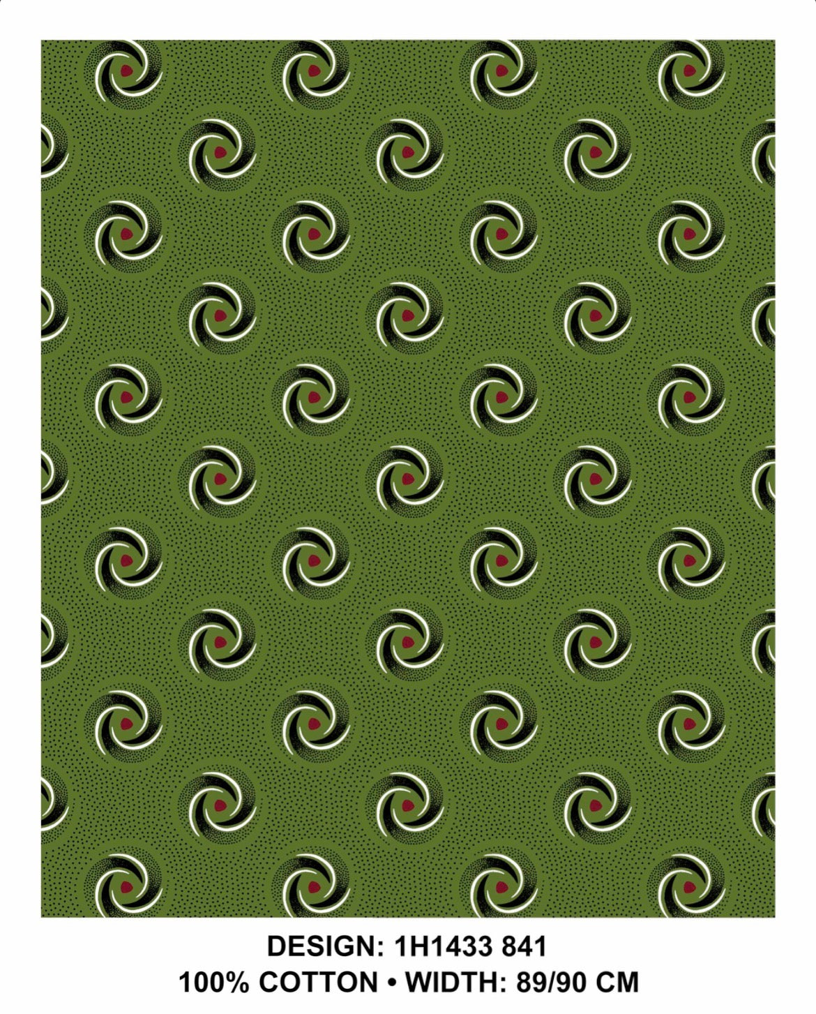 Olive shweshwe fabric