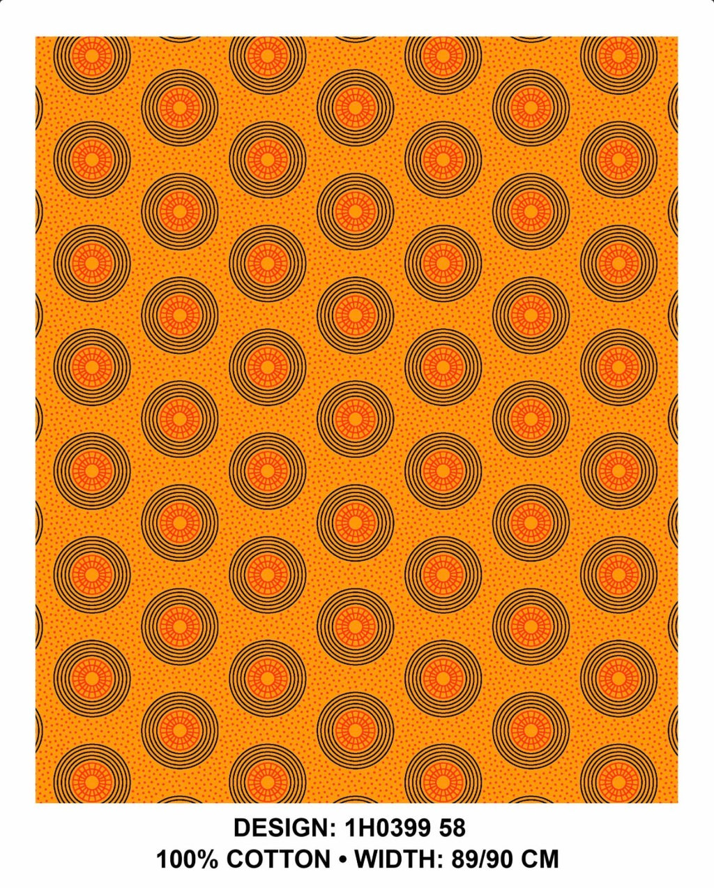 Yellow shweshwe fabric