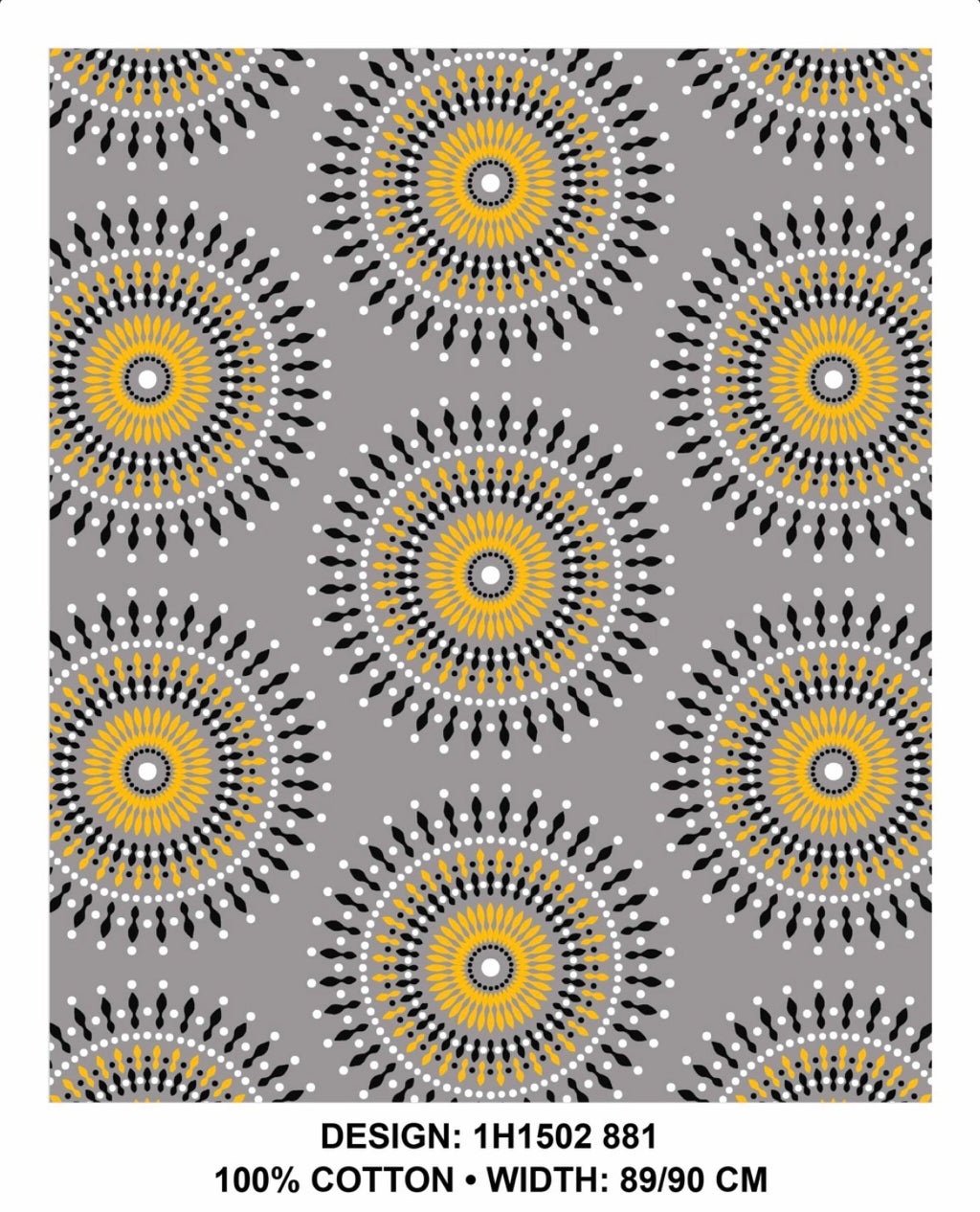 Grey shweshwe fabric
