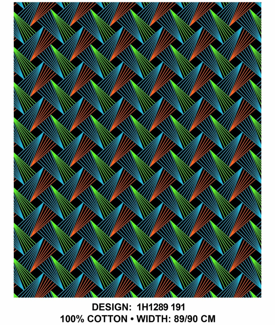 Green black Shweshwe fabric
